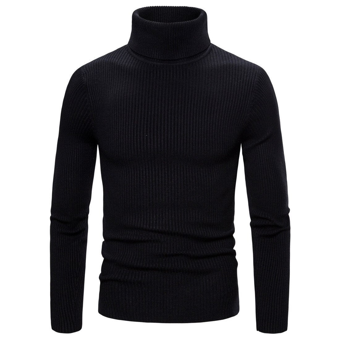 Alkit - Herren-Pullover mit Rollkragen und Rippentextur