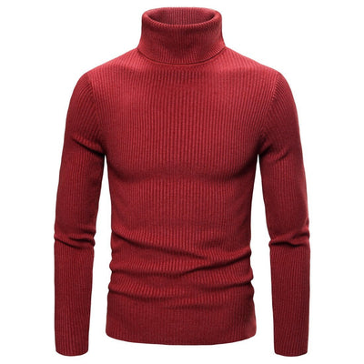 Alkit - Herren-Pullover mit Rollkragen und Rippentextur