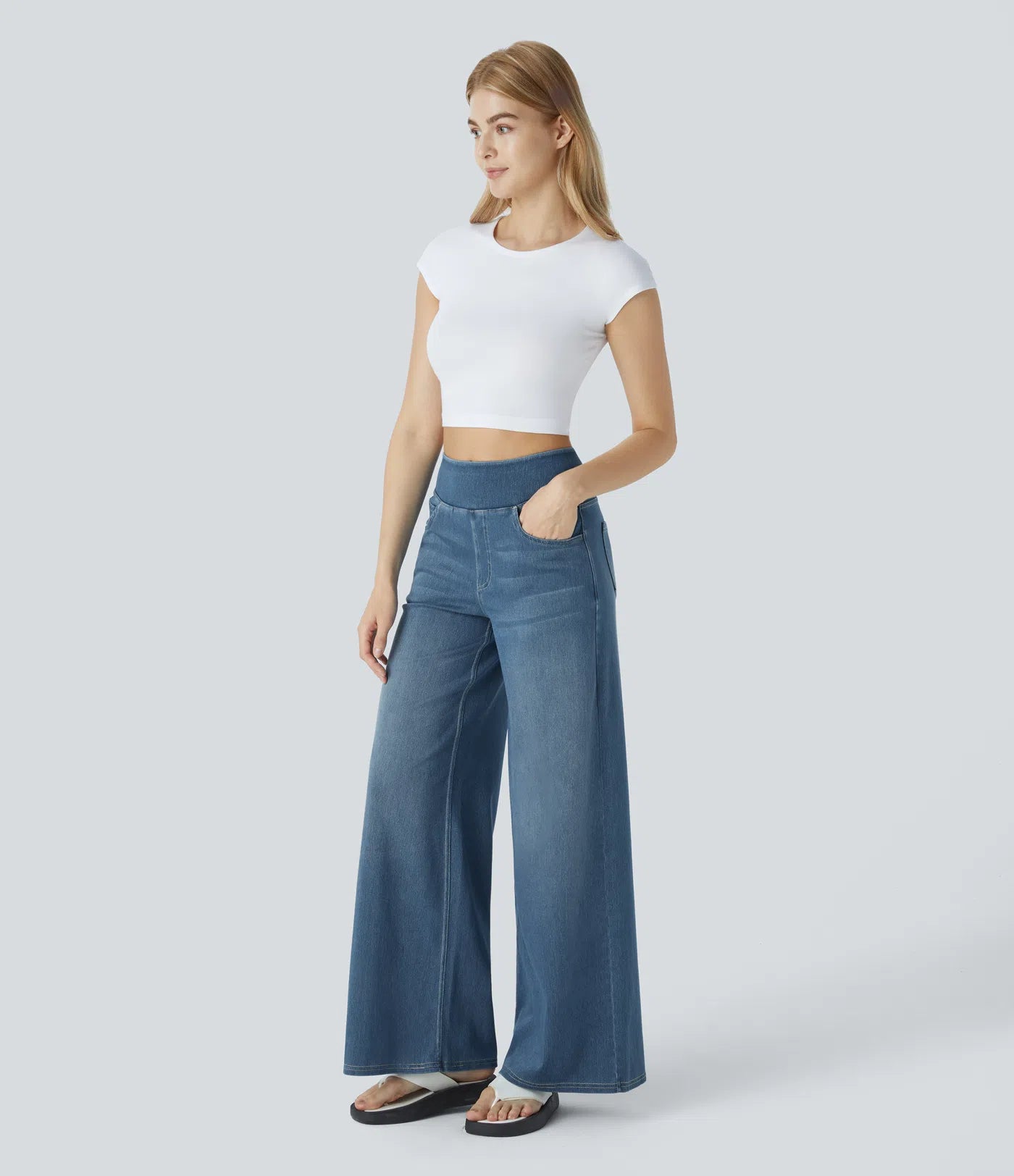 Eva™ | Elastische Hose mit hoher Taille