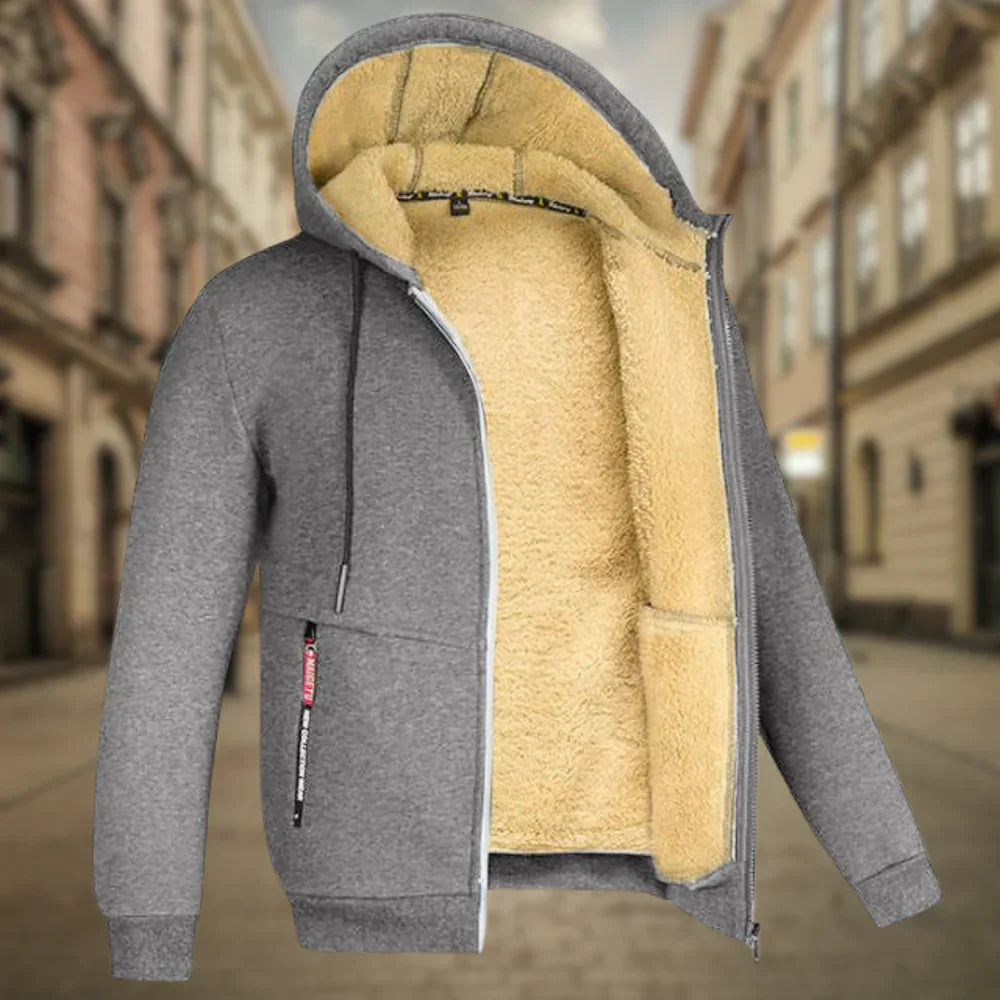 Fabiano - Fleece-Kapuzenpullover für Männer