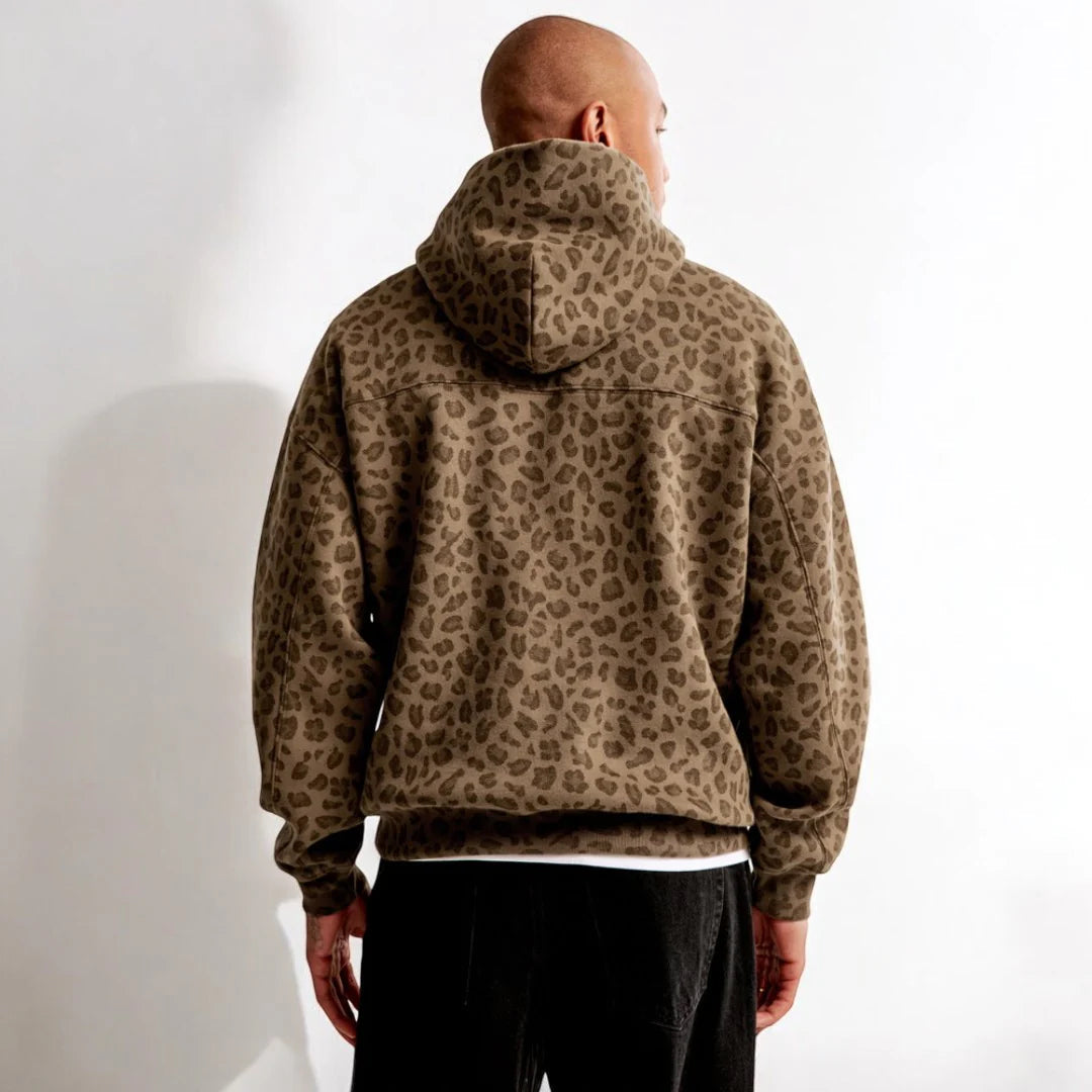 Tim - Leopard Hoodie