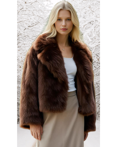 Elana - Cozy faux fur coat