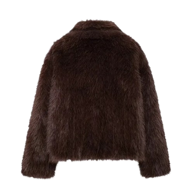 Elana - Cozy faux fur coat