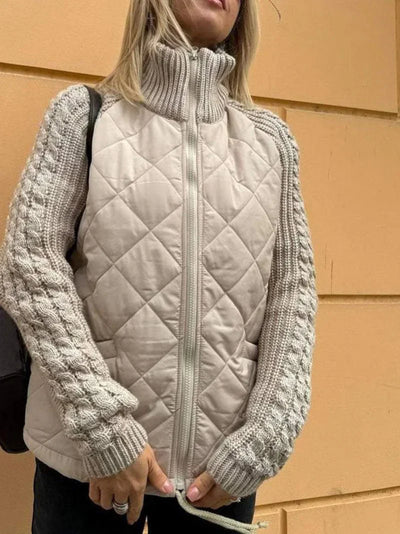 Patrícia - Warme Strickjacke