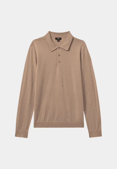 Gerard - Langarm-Poloshirt