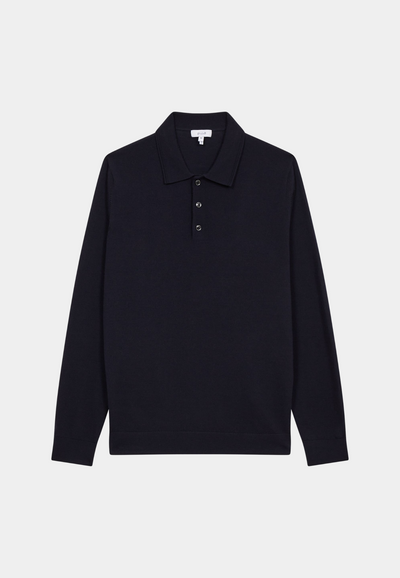 Gerard - Langarm-Poloshirt